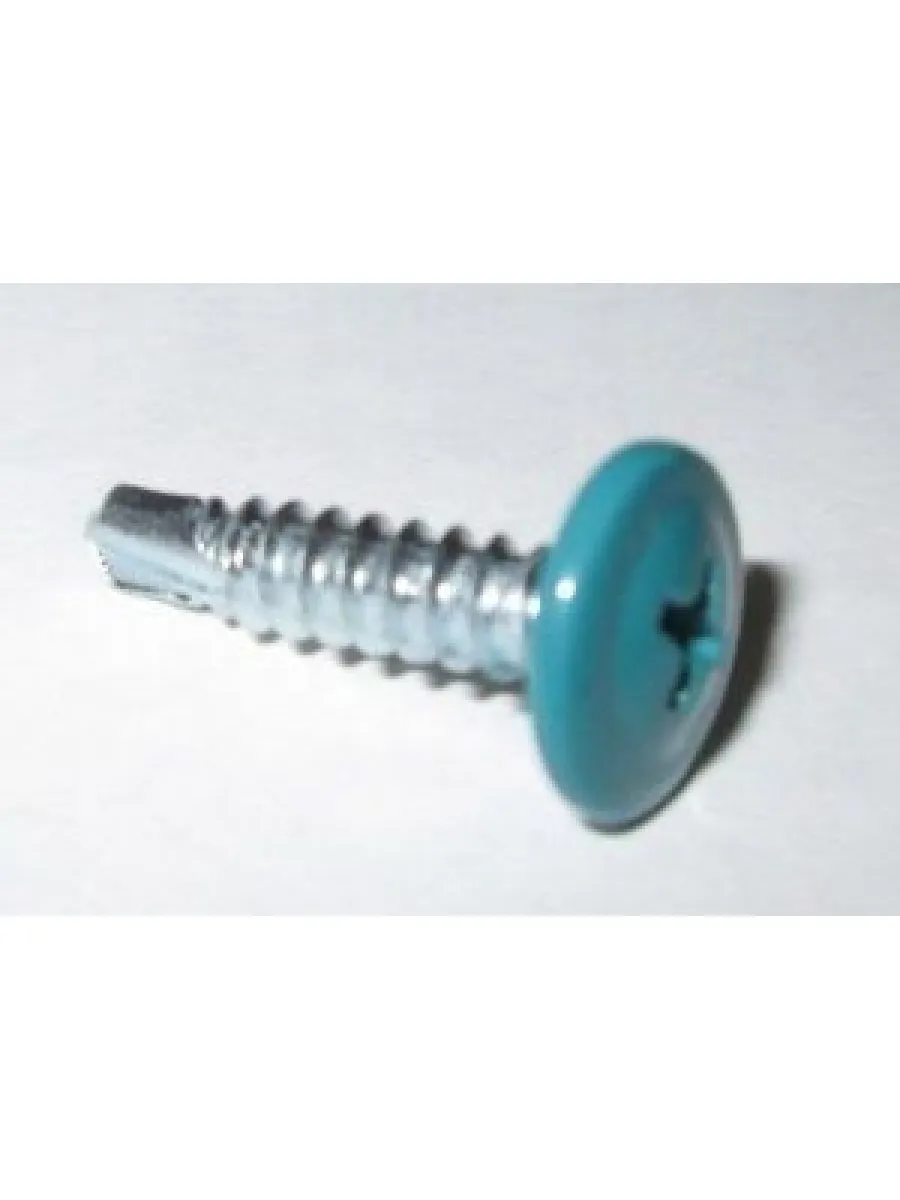 Саморезы с п/ш сверло 4,2х32 5021 синяя вода (упаковка  800шт.) POWER FASTEN