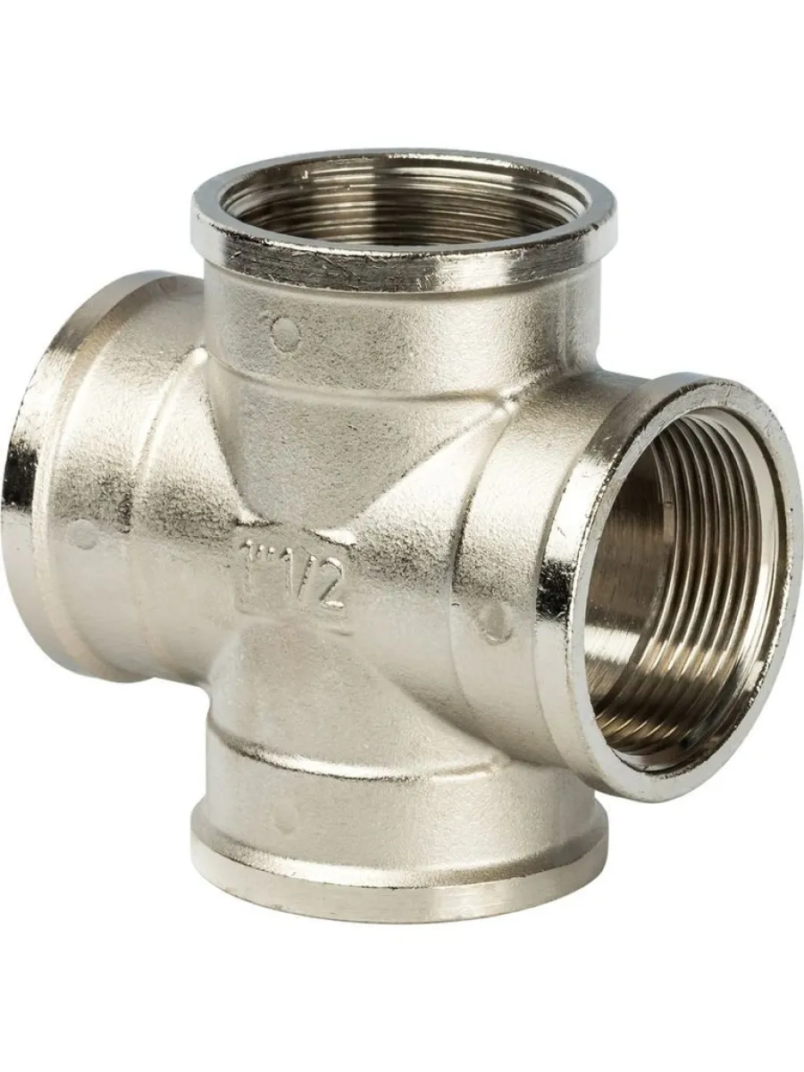 Крестовина никелированная 15 г/г (1/2")