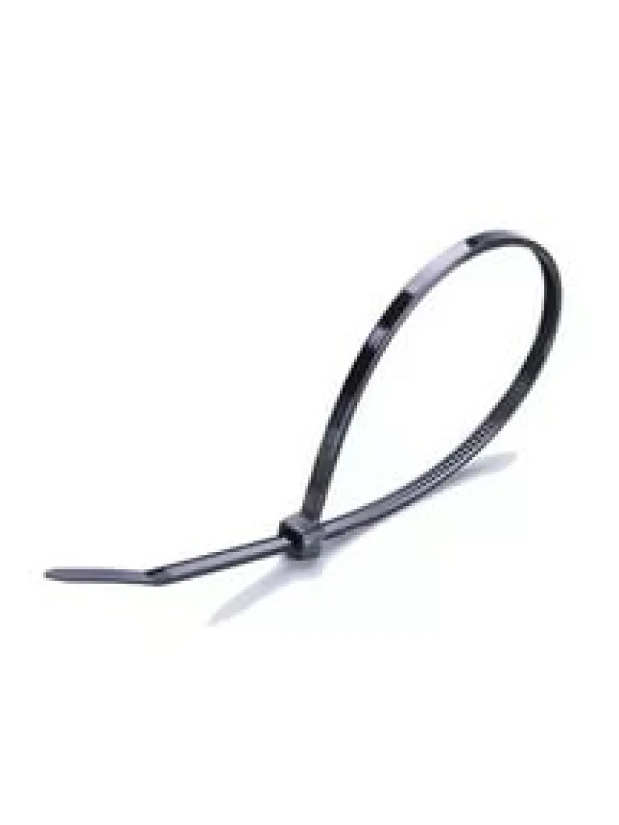 Стяжка нейлоновая КСС  4х200 черные (упак.100шт) POWER FASTEN