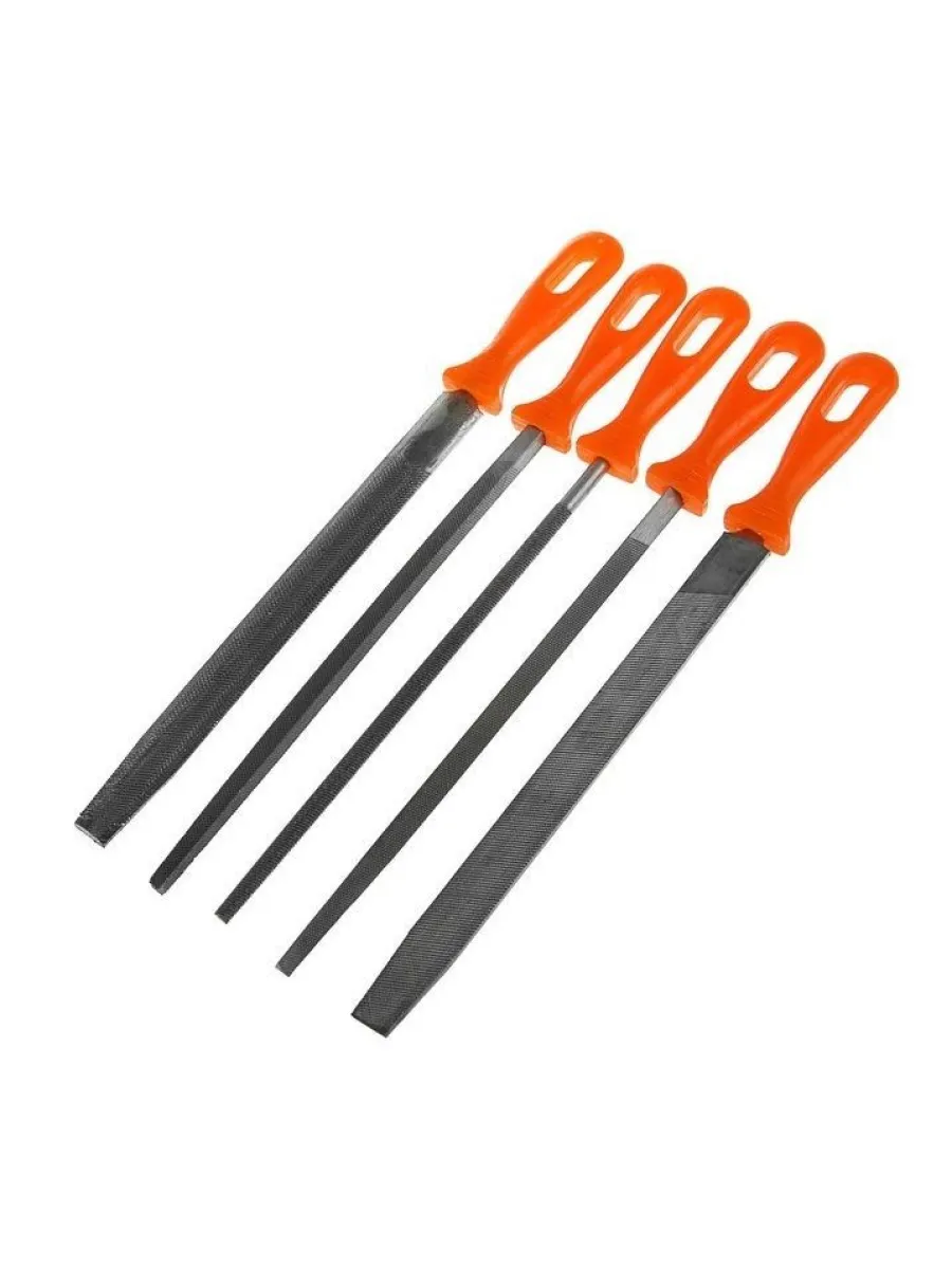 Набор напильников 200мм (5шт.)