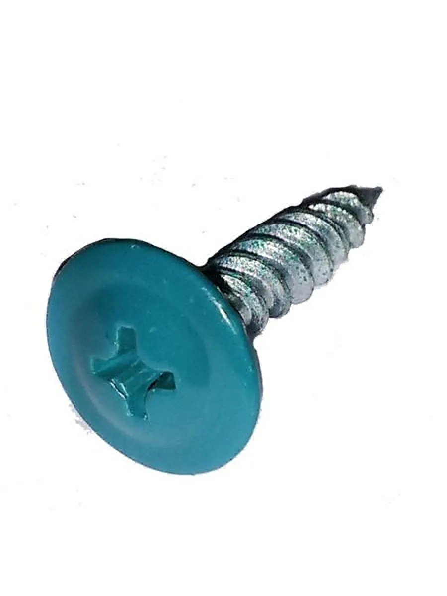 Саморезы с п/ш острие 4,2х19 5021 синяя вода (упаковка 1000шт.) POWER FASTEN