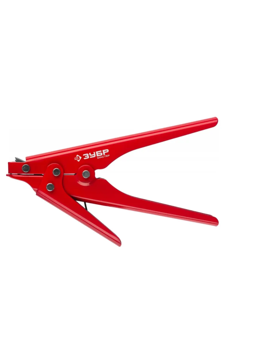 Инструмент ЗУБР "Мастер" для затяжки и обрезки пластиковых хомутов шириной 2,3-9,5 мм