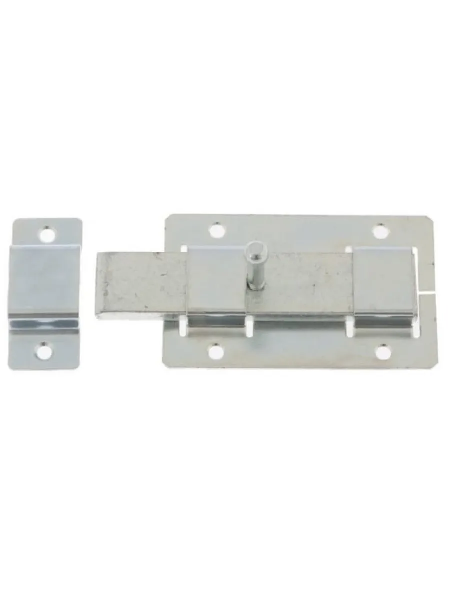 Задвижка дверная ЗД-02 цинк Кунгур