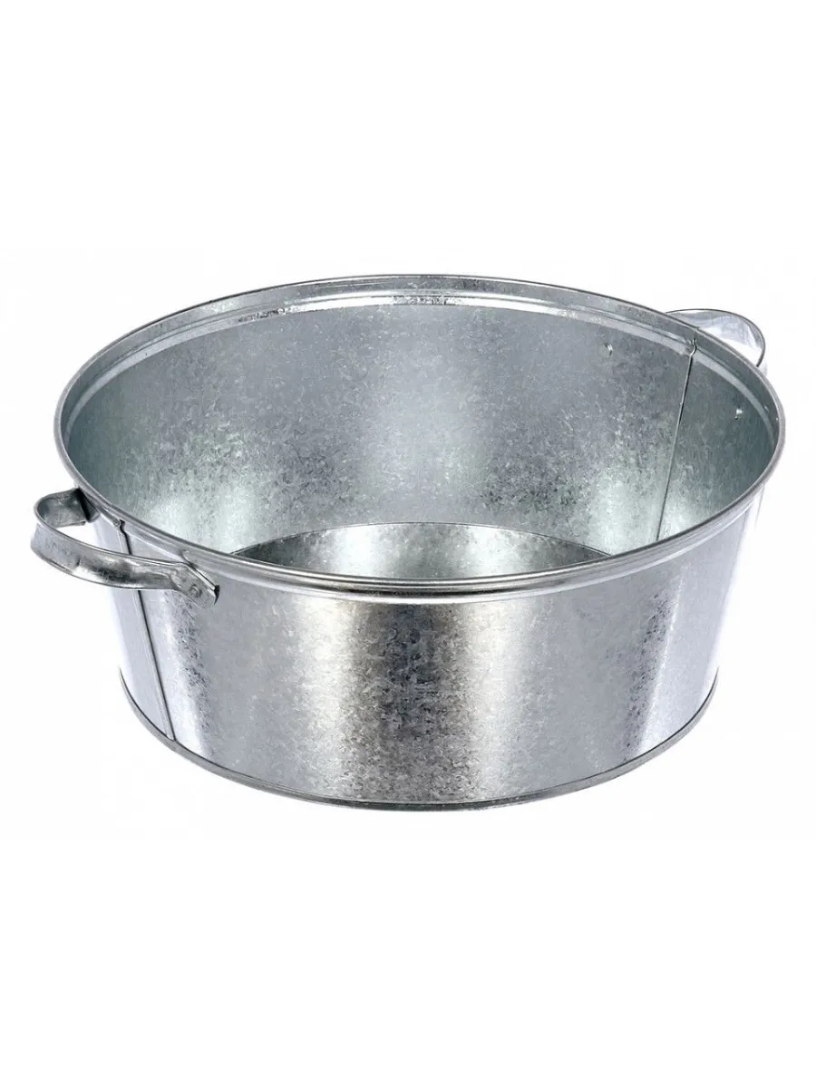 Таз круглый 13 л оцинкованный
