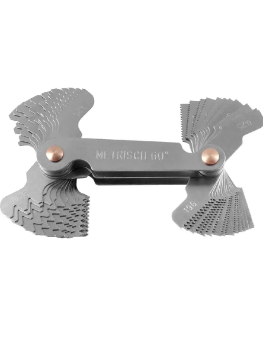 Резьбомер для опред. шага метрич. резьбы, 0.05-0.5 мм