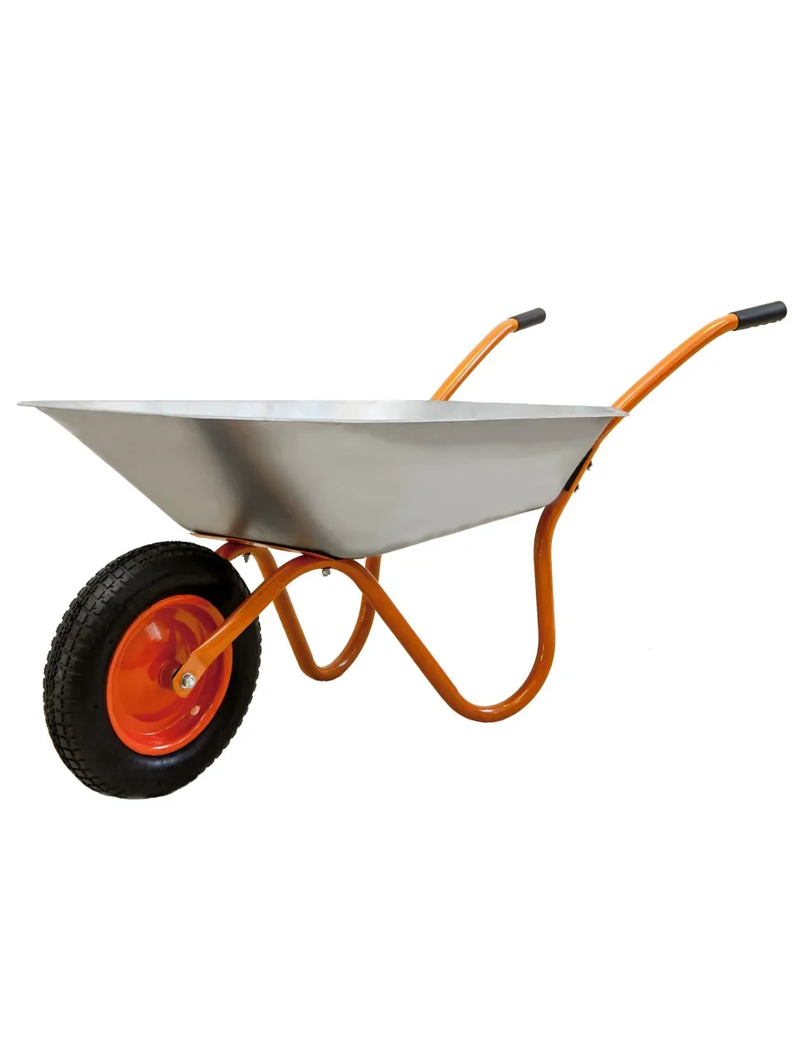 Тачка садовая 75л/до 150кг 1 пневматическое камерное колесо (3,25/3,00-8 80мм D16мм) (LASTING TOOLS)