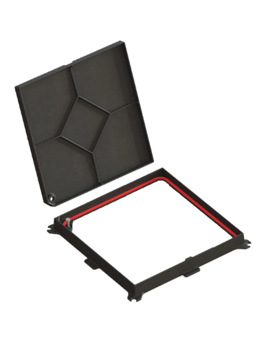 Люк чугунный квадратный Sunrise 550 С250