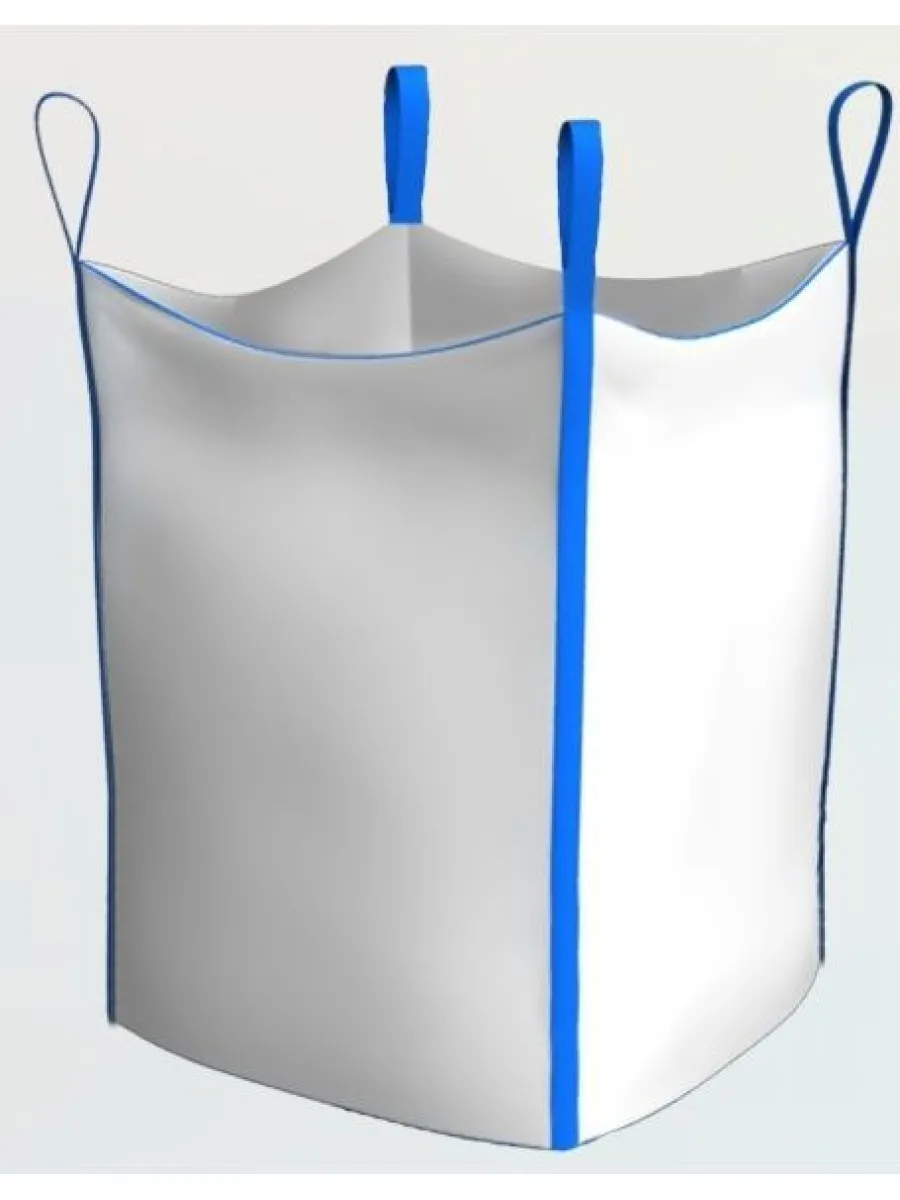 Биг-Бэг (100х100х120мм) 4х-стропный 160 гр/м², ГП до 1,5 тн, верх-открытый/низ-глухой FORCE LIFTING