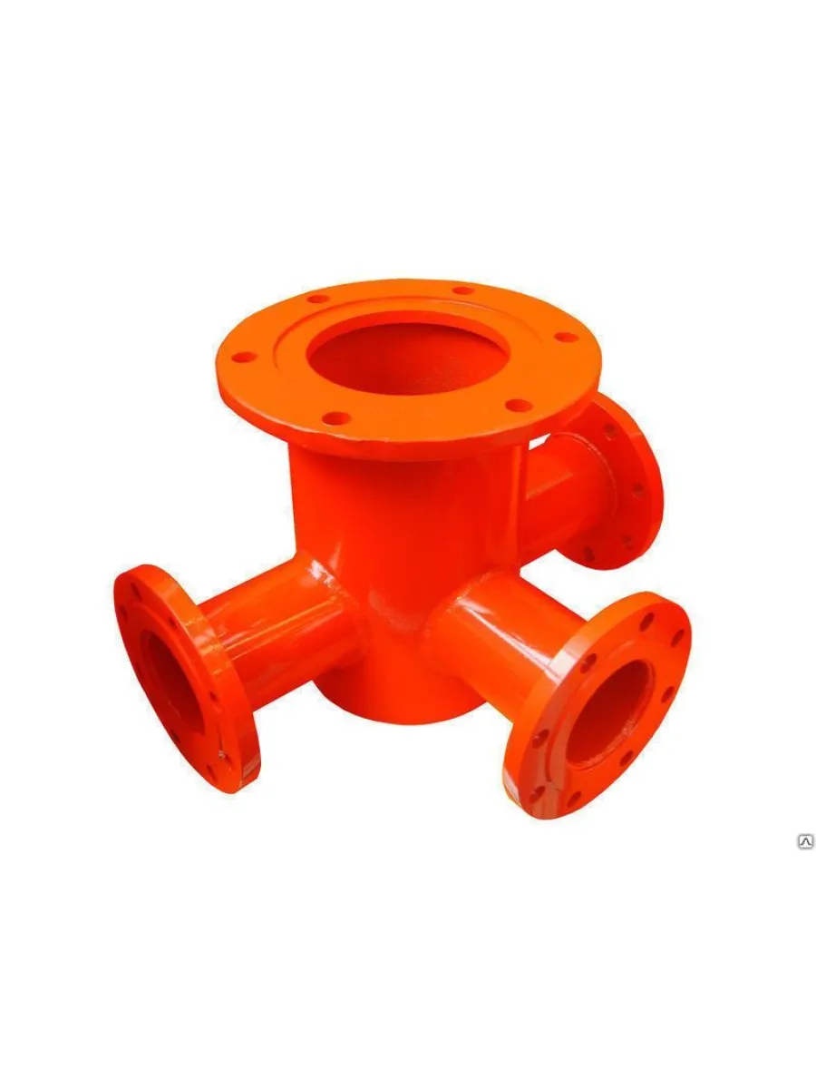 Подставка пожарная тройная фланцевая ППТФ Ду250х150 (сталь)