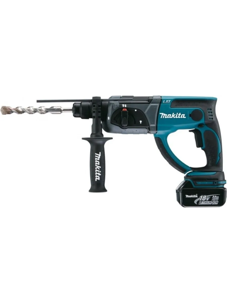 Перфоратор аккумуляторный SDS-plus MAKITA DHR202RF, 18В, 1х3.0 Ah, ЗУ