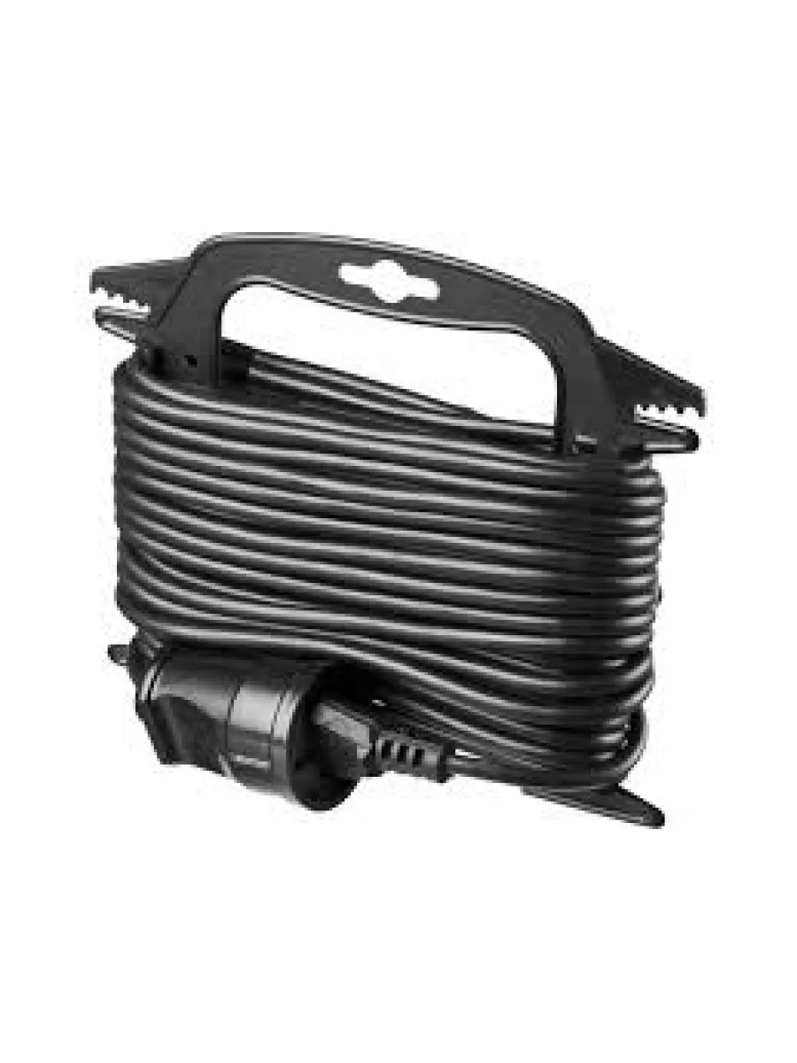 Удлинитель электр. на рамке 1 розетка ПВС 2х0,75 15м 10А 2200Вт, IP20 