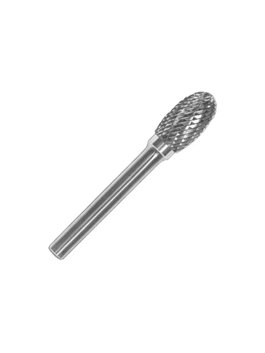 Борфреза (шарошка) по металлу форма Е  овальная 12мм