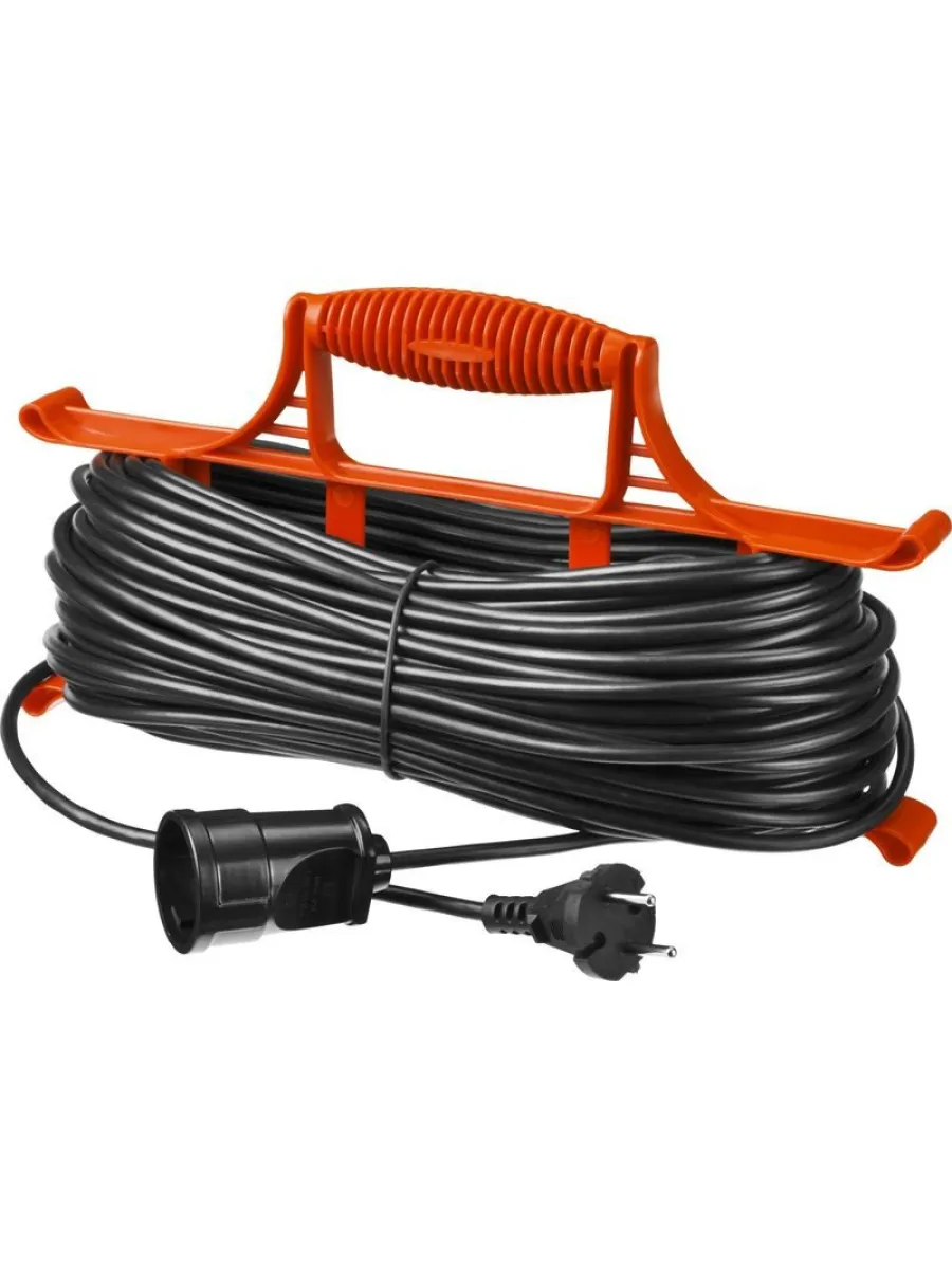 Удлинитель электр. на рамке 1 розетка ПВС 3х1,5 10м 16А 3500Вт, IP20  