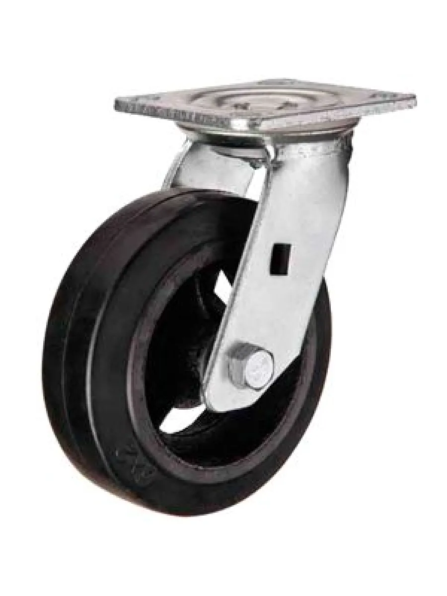 SCd (85) Колесная опора, большегрузная, обрезиненная, поворотная 250 мм (грузопод.350кг)