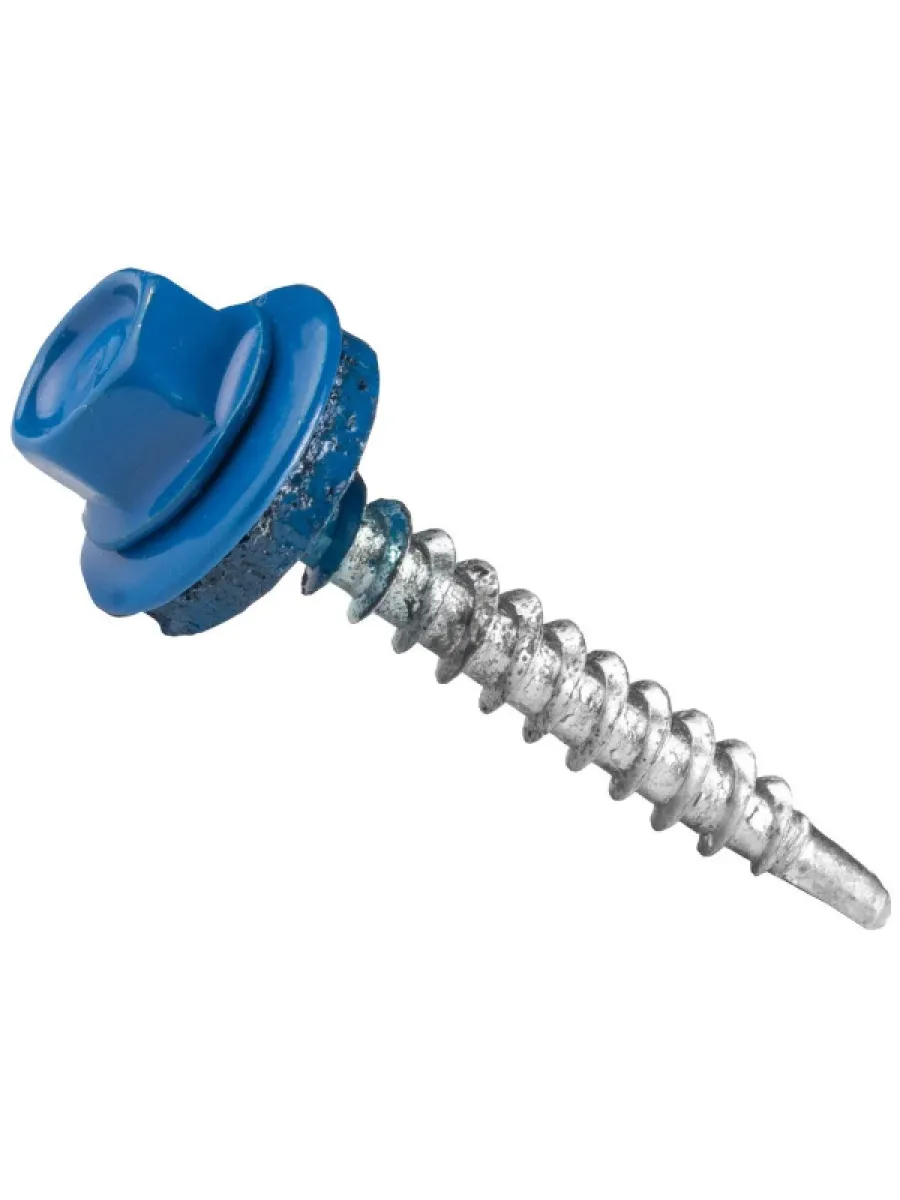 Саморезы ш/г 5005 ярко-синие 4,8х35