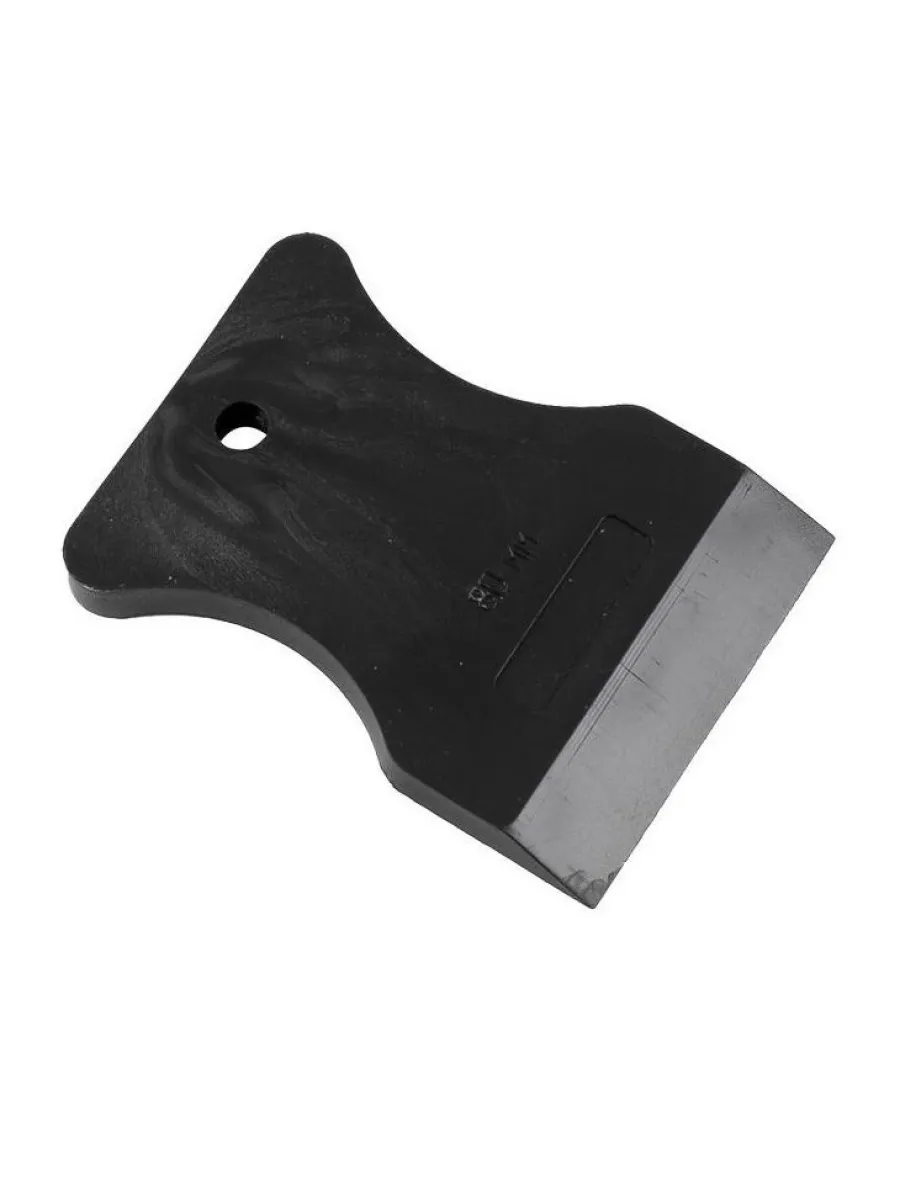 Шпатель резиновый 60мм белый/черный