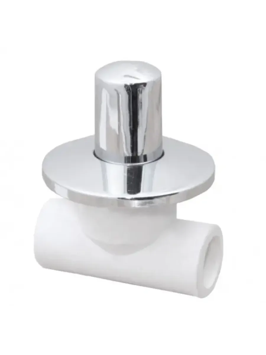 Вентиль ППР с хромированной ручкой 25 (1")