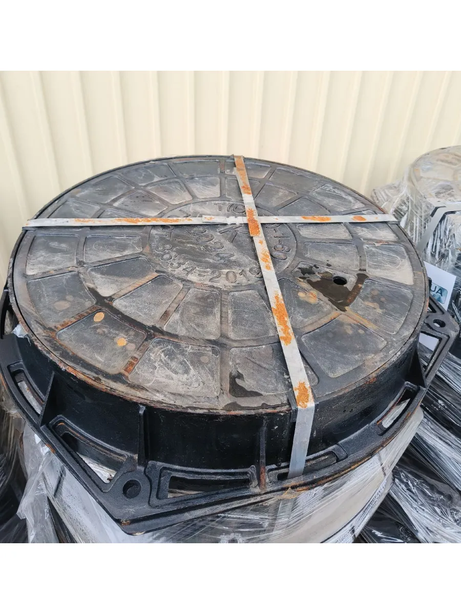 Люк канализационный чугунный тяжелый 25,0 тн Т-2 (С250) К-2-60 с замком С ЛОГОТИПОМ ПОД ЗАКАЗ