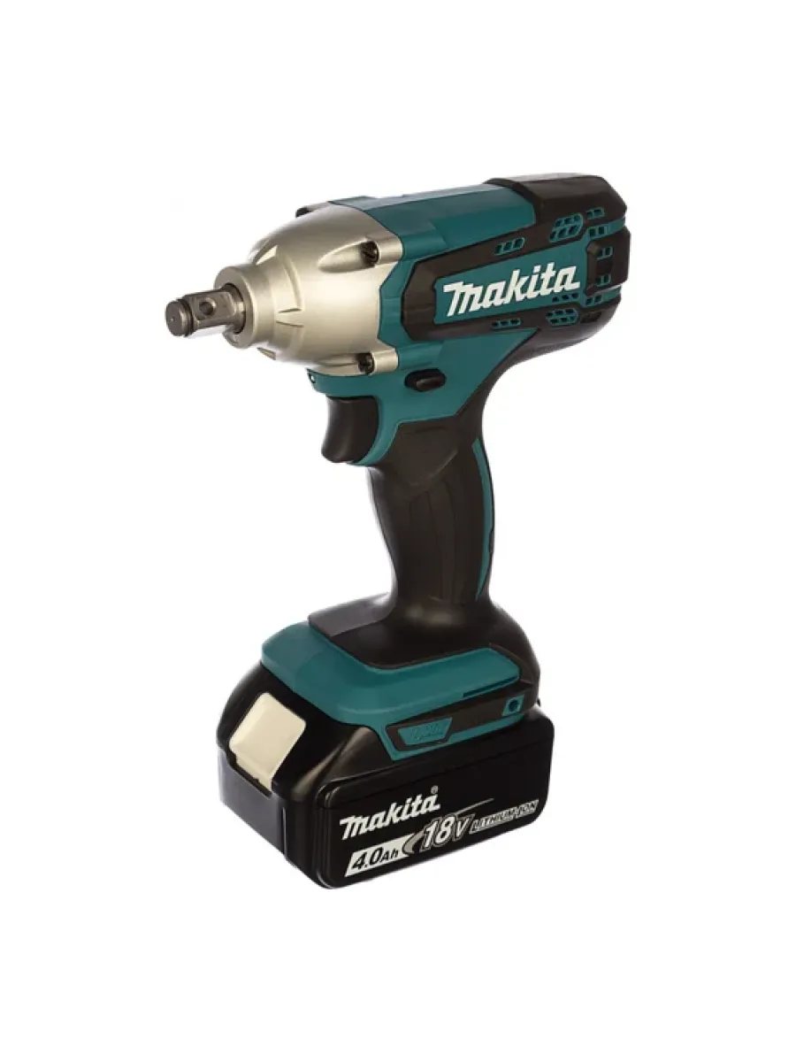 Гайковерт аккумуляторный ударный MAKITA DTW190RME, 18В, 190Hm, 2х4.0 Ah, ЗУ