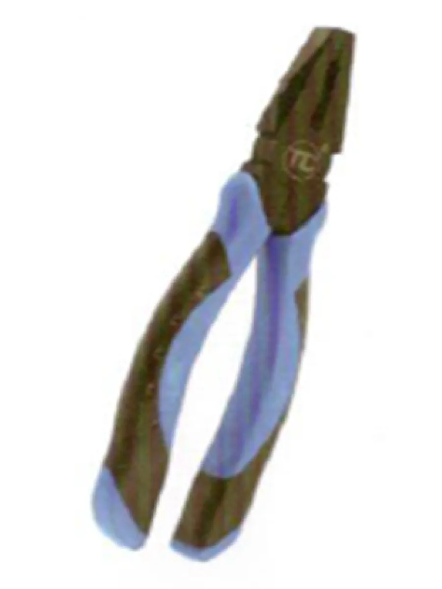 Плоскогубцы 180 мм, BLACK двухкомпонентные рукоятки (LASTING TOOLS)