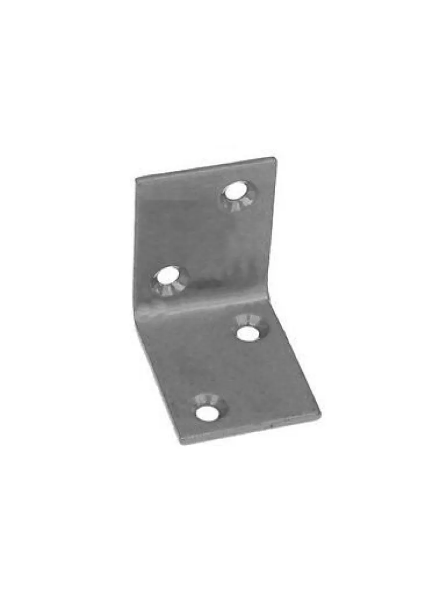 Уголок бытовой/кронштейн мебельный цинк/желт. 25х25х25х2,0мм