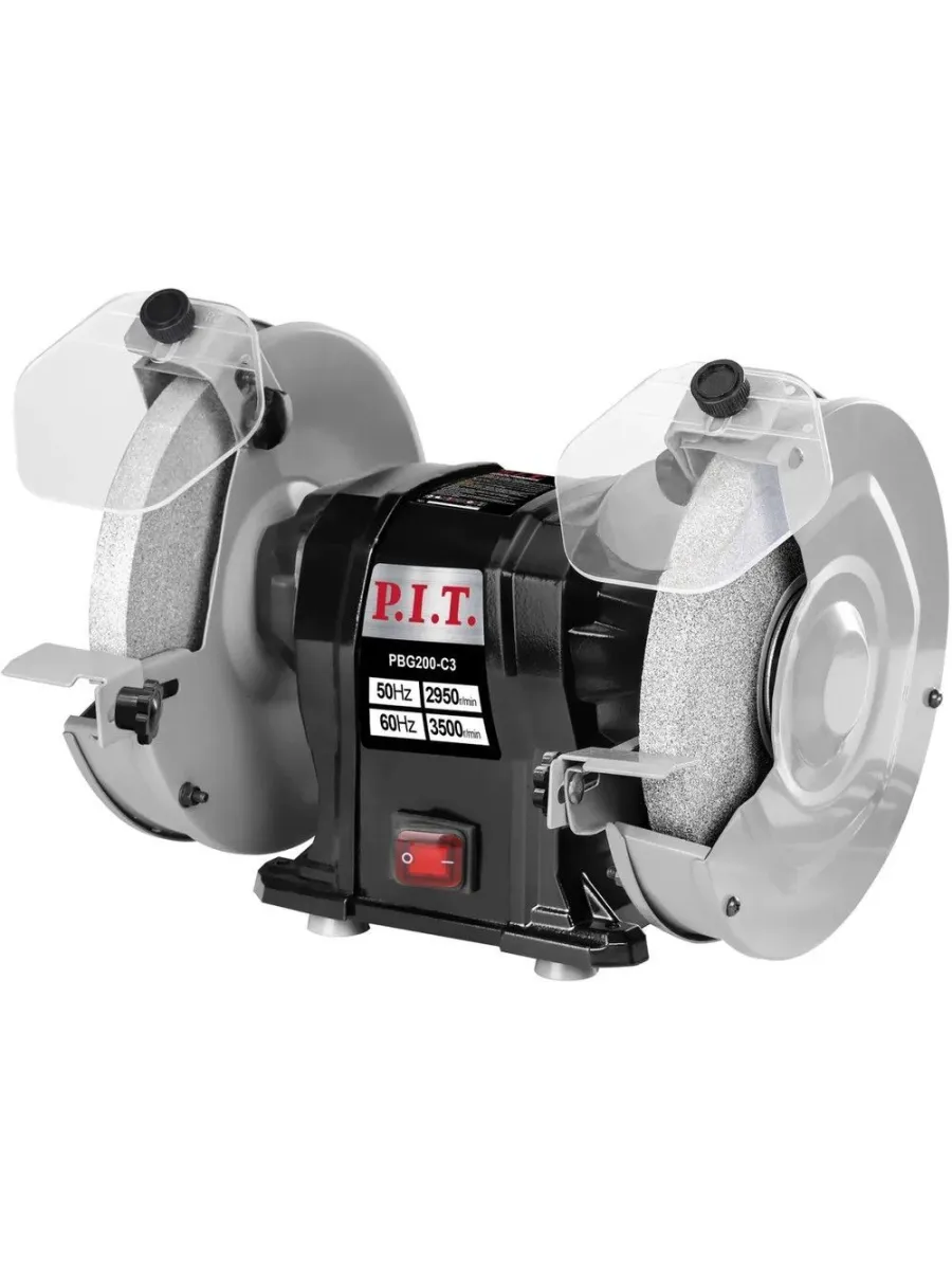 Станок точильный P.I.T. PBG200-C3, 500Вт, диам. диска 200 мм