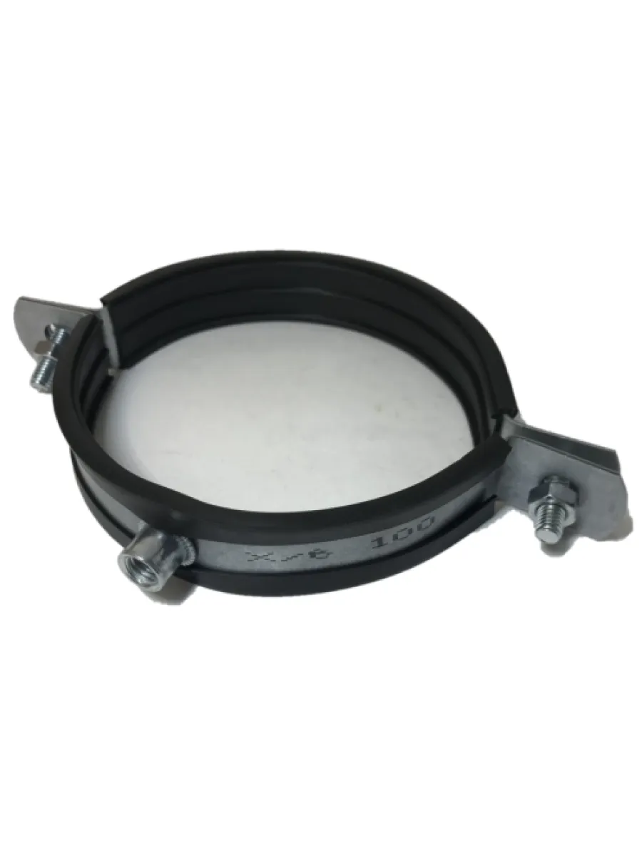 Хомут для воздуховода с резиновым профилем 315мм (гайка М8)