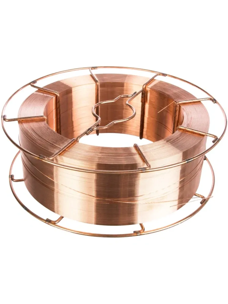 Проволока стальная сварочная ГОСТ 2246-70 Св08Г2с омедненная d 1,0 (бухта 18 кг) ESAB