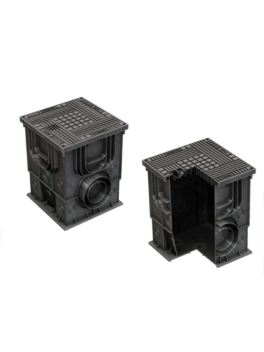 Колодец коммуникационный Master 350х350х420 (с крышкой) Аквасток