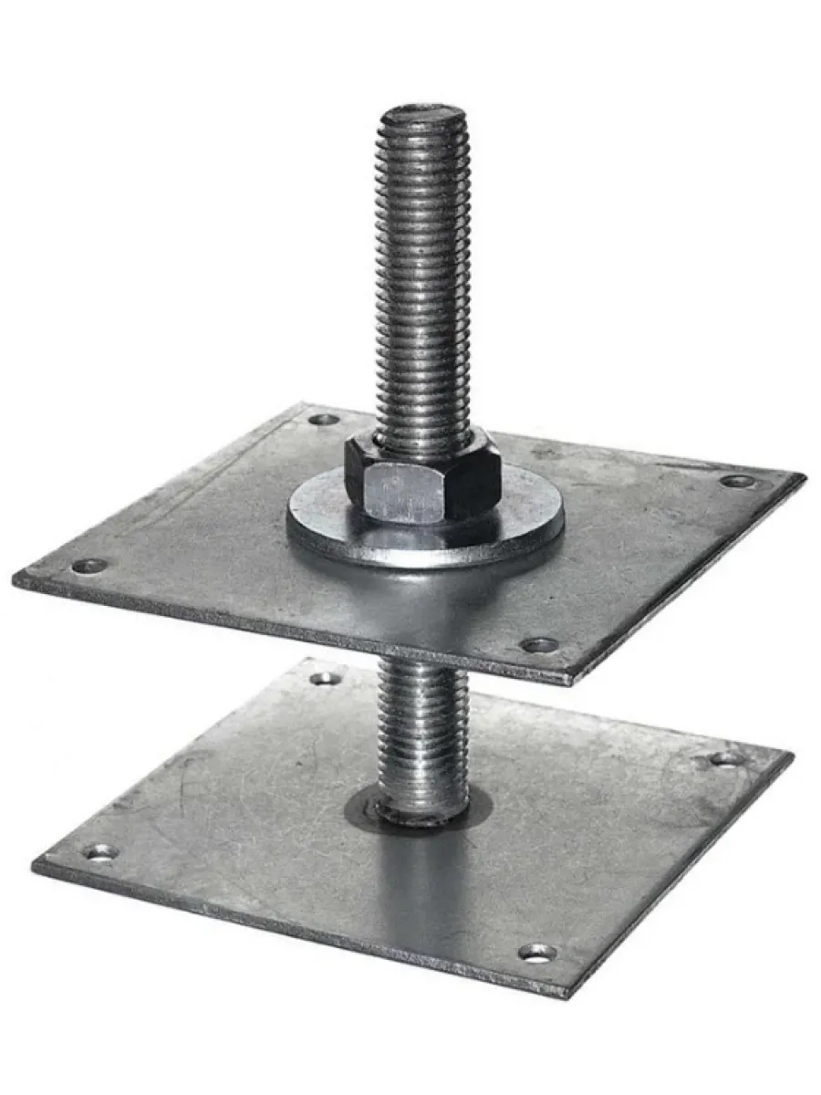 Анкер регулир. по высоте 100х100х5 М30 Н=250