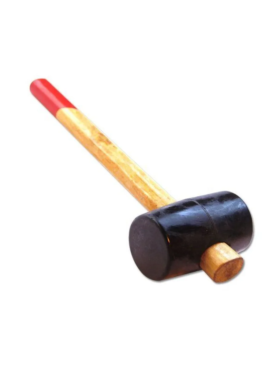 Киянка 910 гр черная резина, деревянная рукоятка LASTING TOOLS