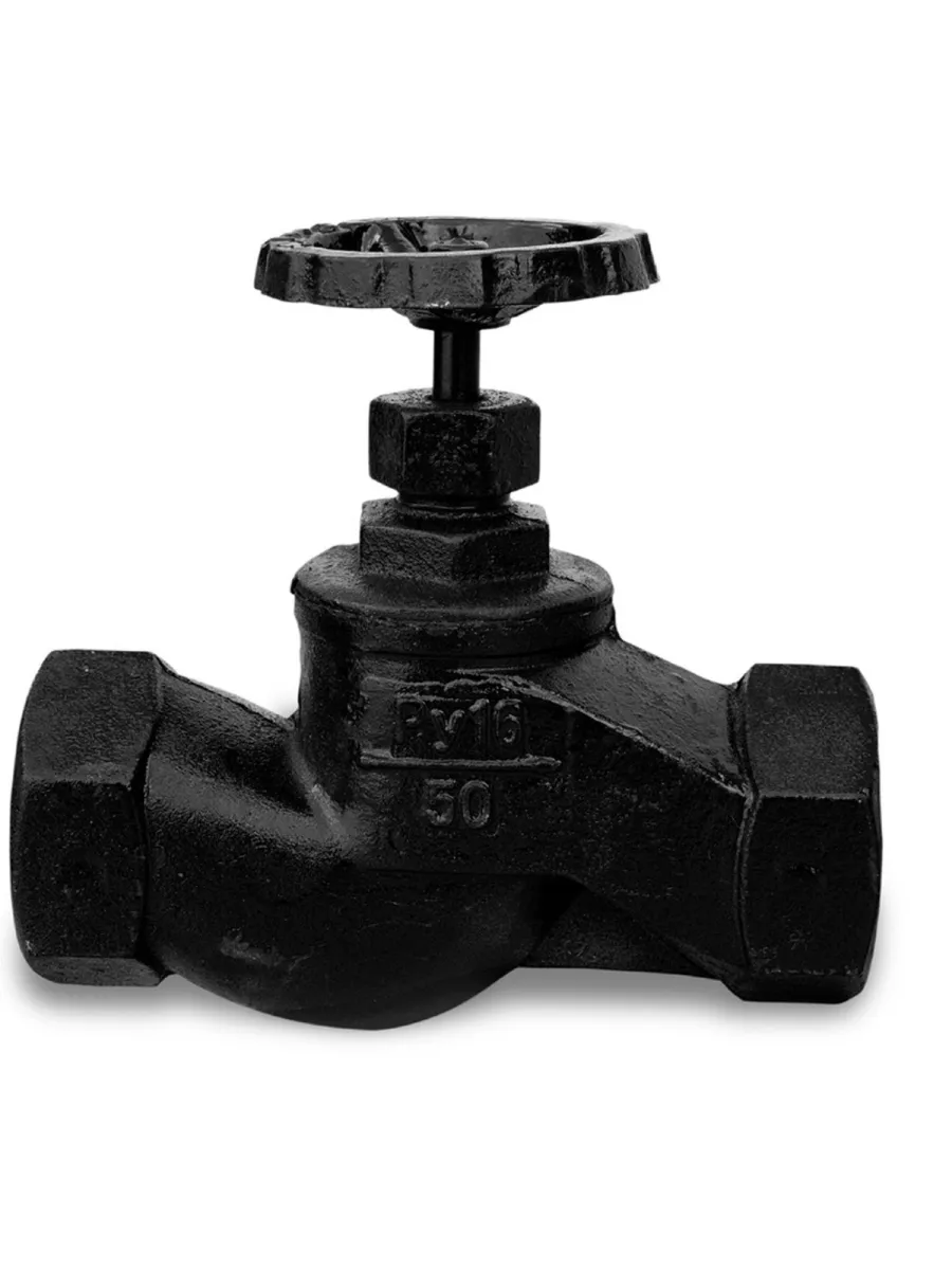 Вентиль чугунный муфтовый 15кч18п Ду 25 Ру 16 до 200ºС AQUA LIFE