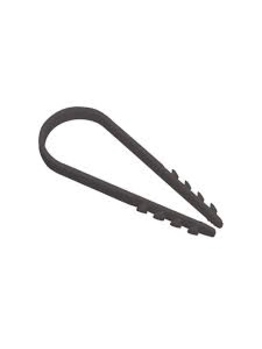 Дюбель-хомут (нейлон) ДХ 11-18 черный (упак. 100шт) POWER FASTEN