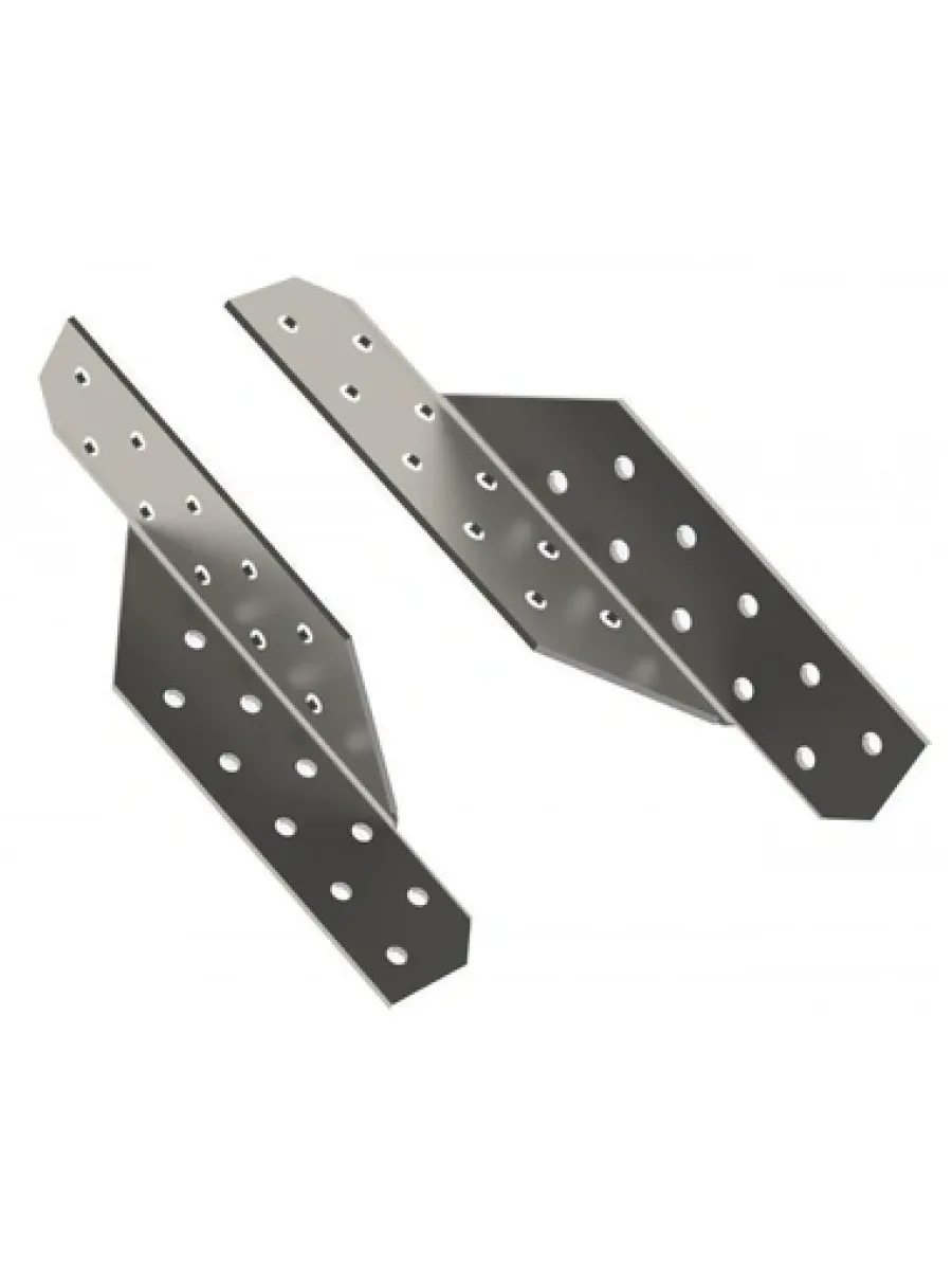 Держатель балки правый, оцинк. 210х40х40 (210х30х30)