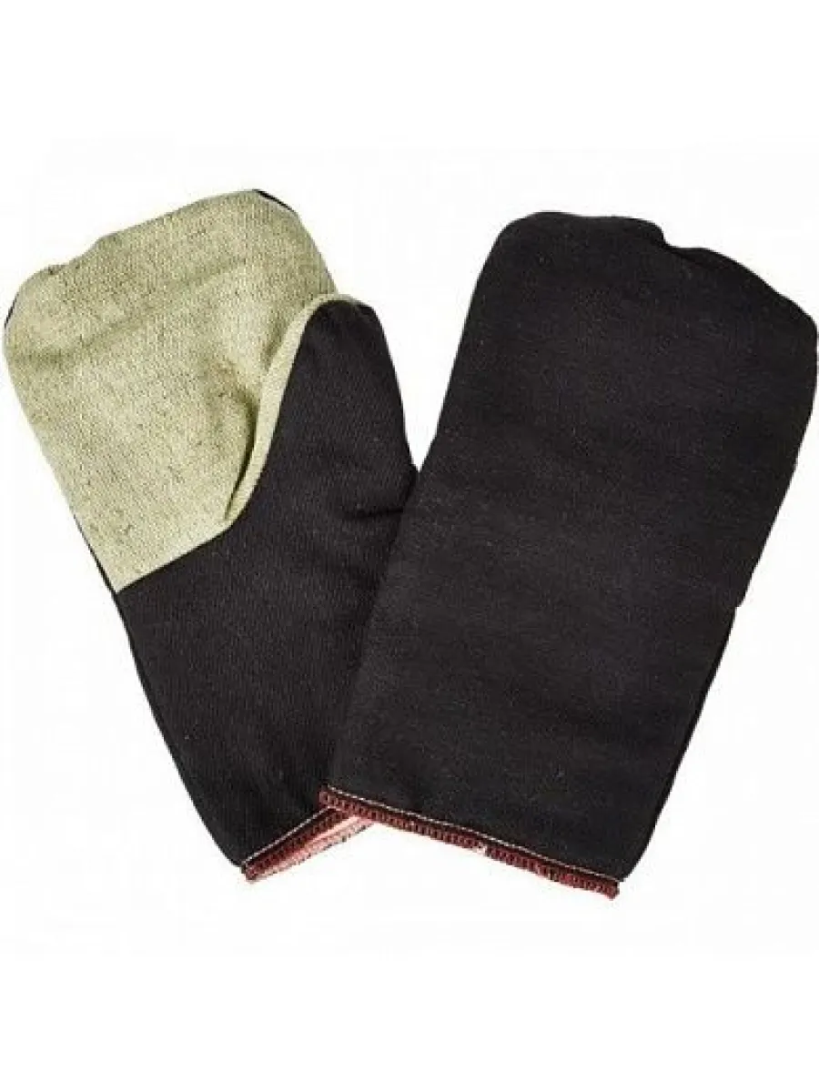 Рукавицы утепленные (ватин) с брезентовым наладонником (упак. 10пар)