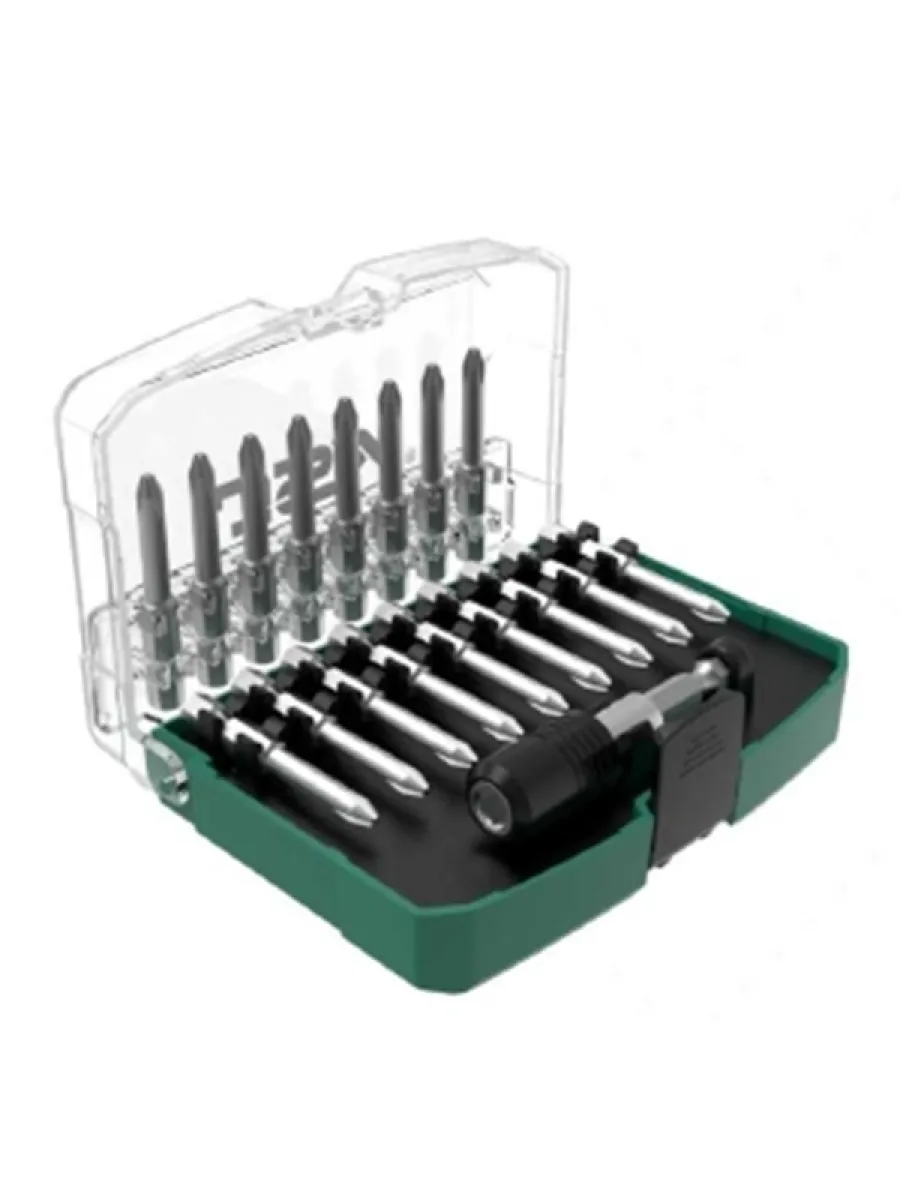 Набор бит 1/4" пластиковый кейс, 18 предметов LASTING TOOLS