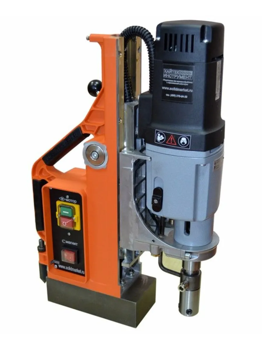 Станок сверлильный МВА100 на магнитном основании, ход сверла 320мм, лазер