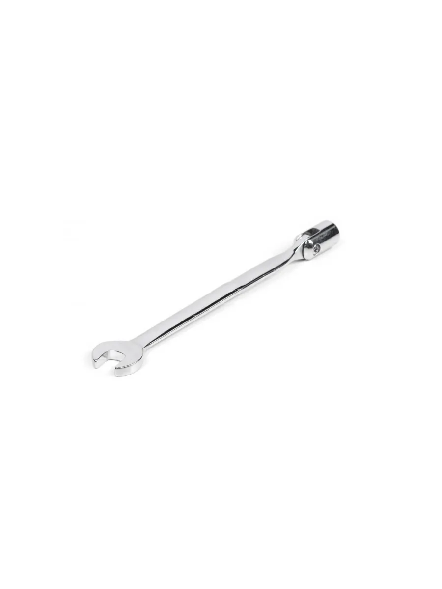 Ключ комбинированный торцевой шарнирный удлин. 13х13 хром HORTZ
