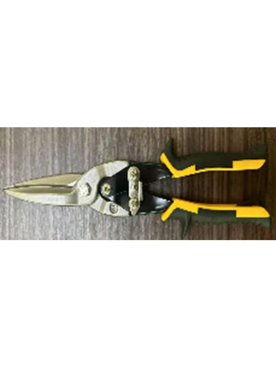 Ножницы 300 мм по металлу прямой проходн. рез, двухкомпонентные рукоятки LASTING TOOLS