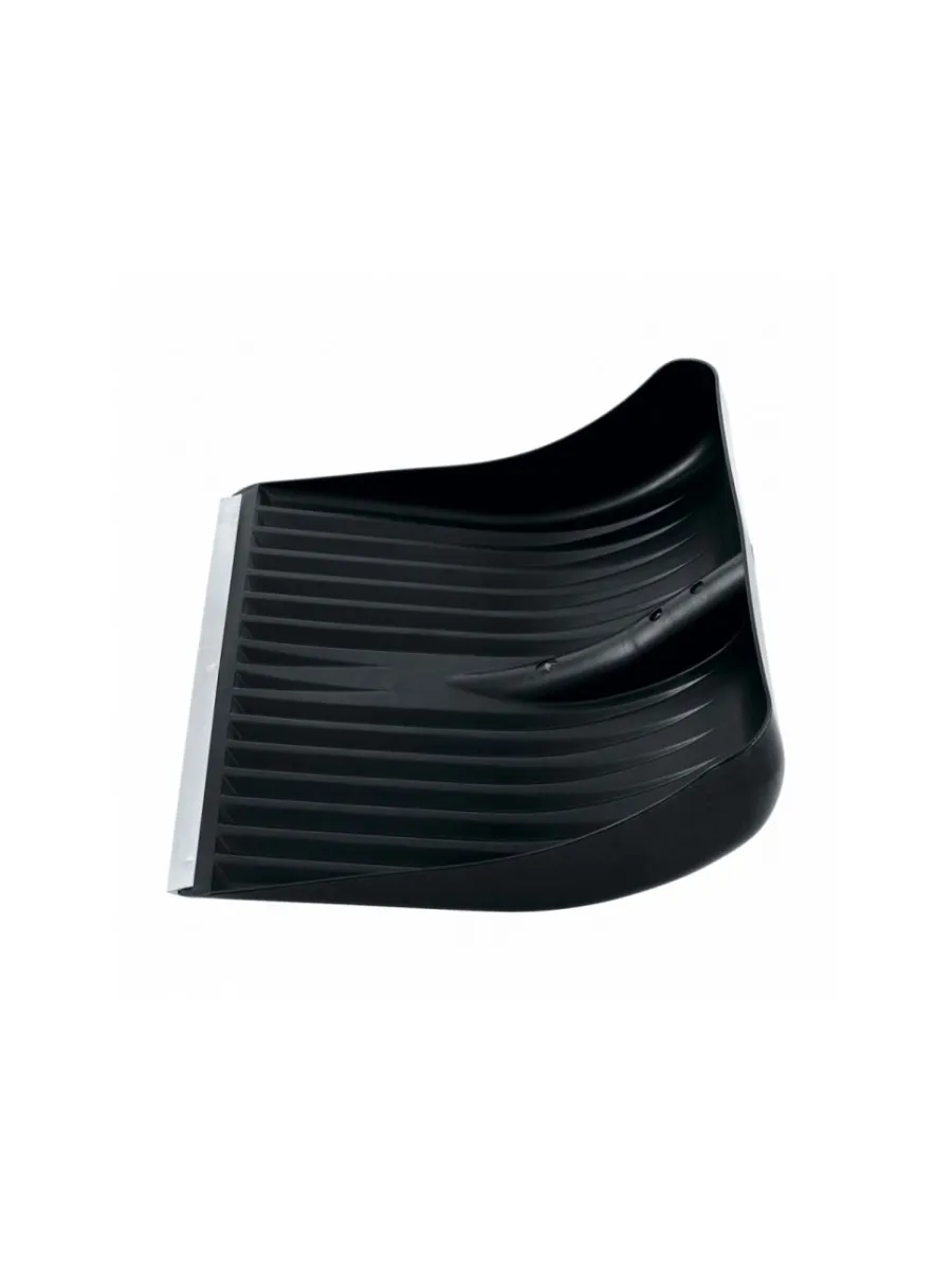 Лопата снегоуборочная пластик 410х460 мм (400х450мм), без черенка, с планкой