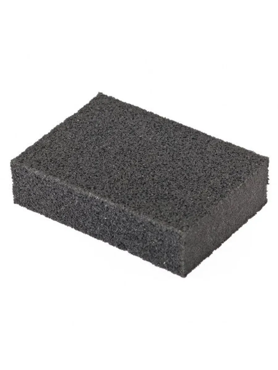 Губка для шлифования 100х70х25 мм, мягкая, P100