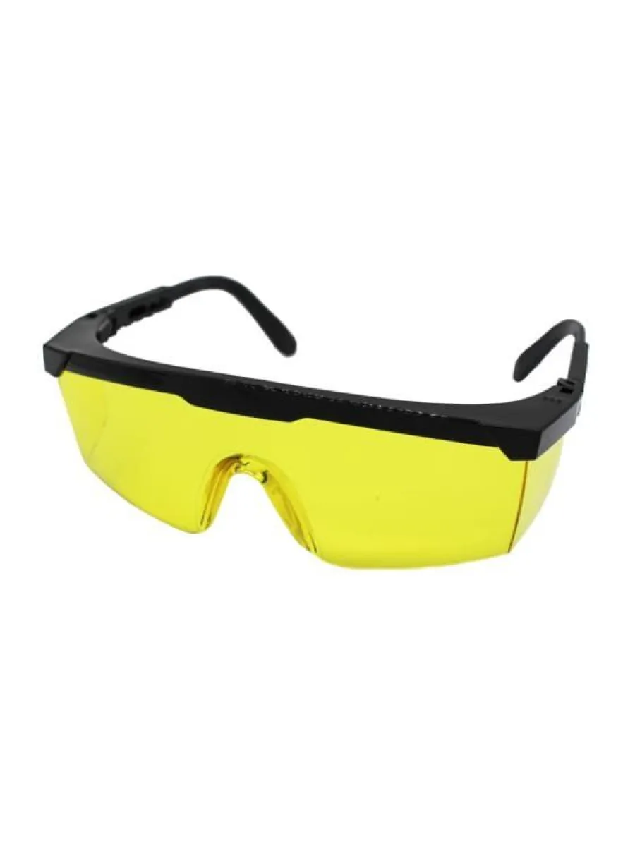Очки защитные открытого типа, желтые с регулируемыми дужками LASTING TOOLS