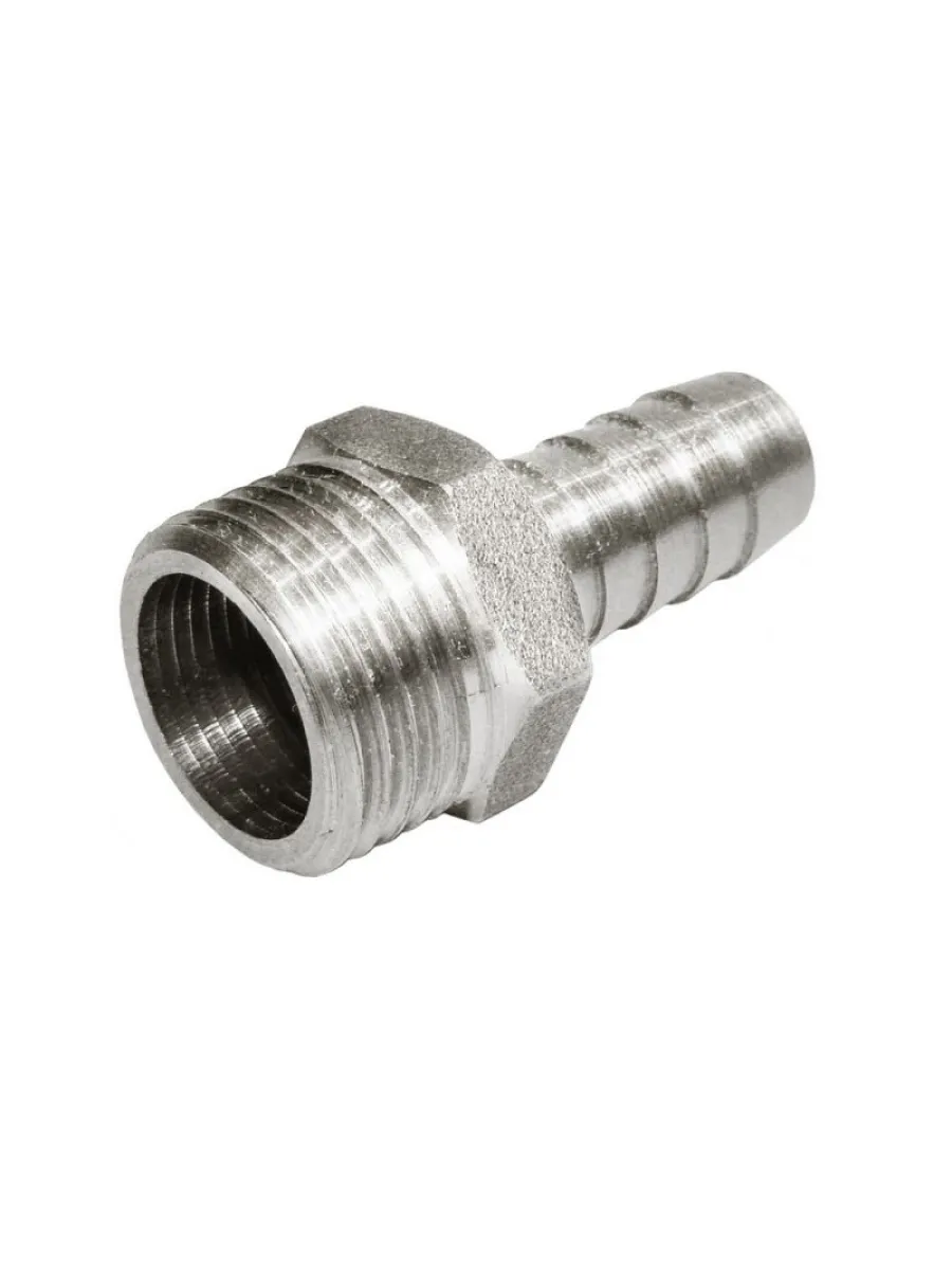 Штуцер под шланг с НР 25х1" AQUA LIFE