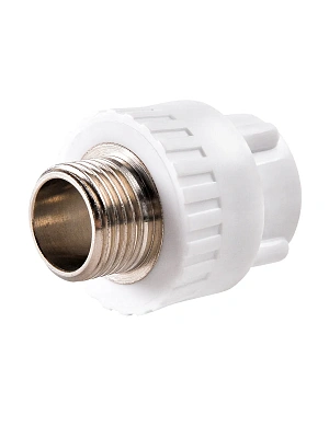 Муфта ППР с наружной резьбой  20х1/2" РВК