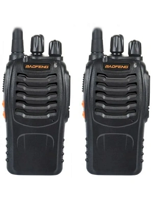 Рация 1500 мАч, 16 каналов, 7 км Baofeng BF-888H (комплект 2шт)