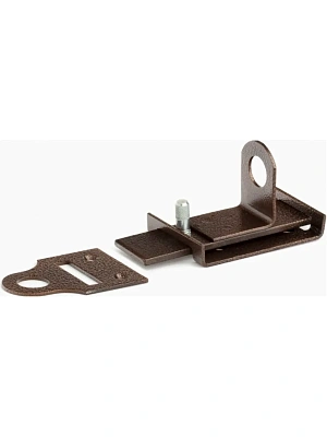 Засов с проушиной универсальный медный