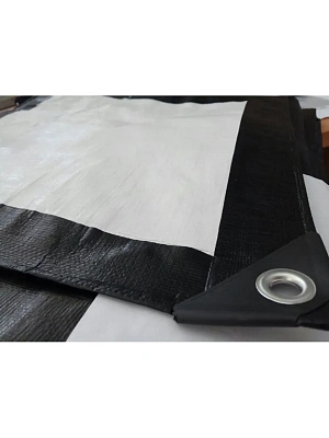 Тент-полотно ПЭ  6х10м 230 г/м² (LASTING TOOLS) допуст.откл. в размерах+/-2%