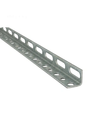 Монтажный профиль L-образн. угловой перфорированный оцинк. 30х30х2мм 2м