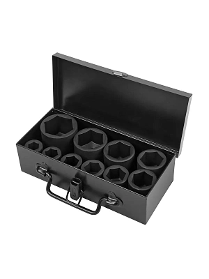 Набор торцевых головок 3/4", ударные головки 17-46 мм, 10 предметов