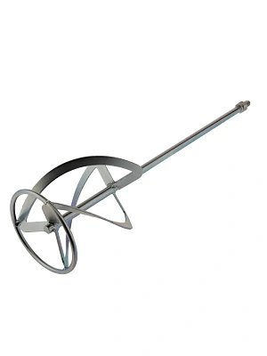 Миксер М14 хвостовик 140х590мм для тяжелых растворов, оцинк